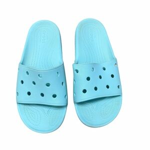 Crocs Men's Women's Classic Slides Ice Blue US Size M9/W11 Standard Fit